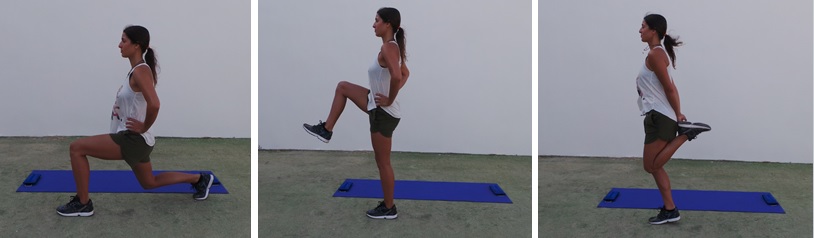 knee-lunges