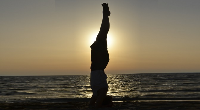 sunset yoga