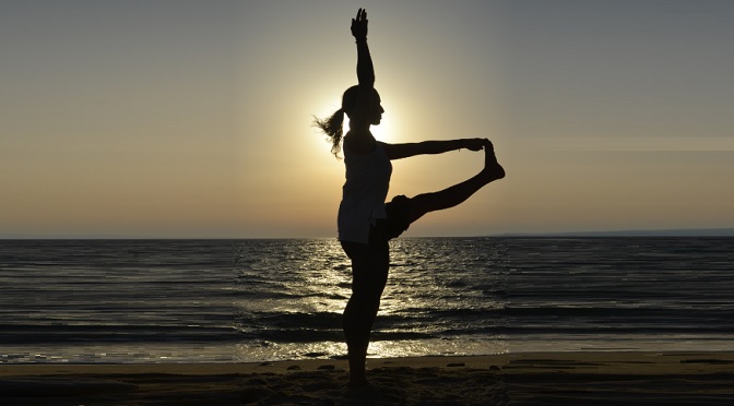 sunset yoga