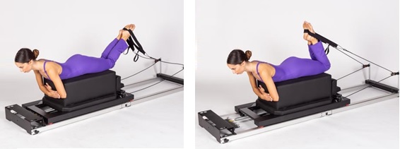 Pilates@home using a home reformer: hamstrings - AthensTrainers®